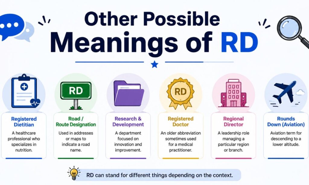 Other Possible Meanings of RD