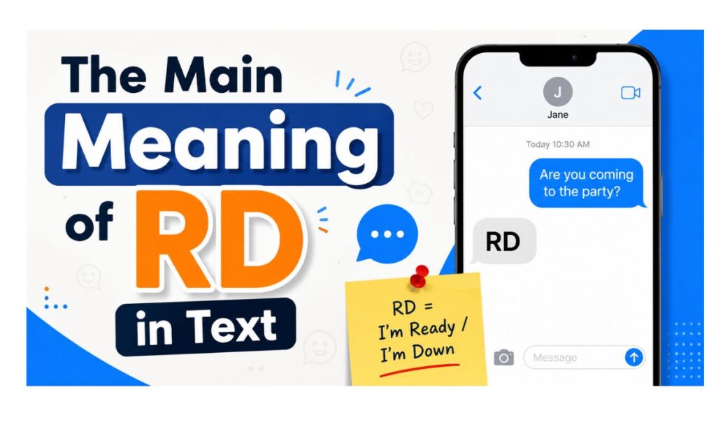 The Main Meaning of RD in Text