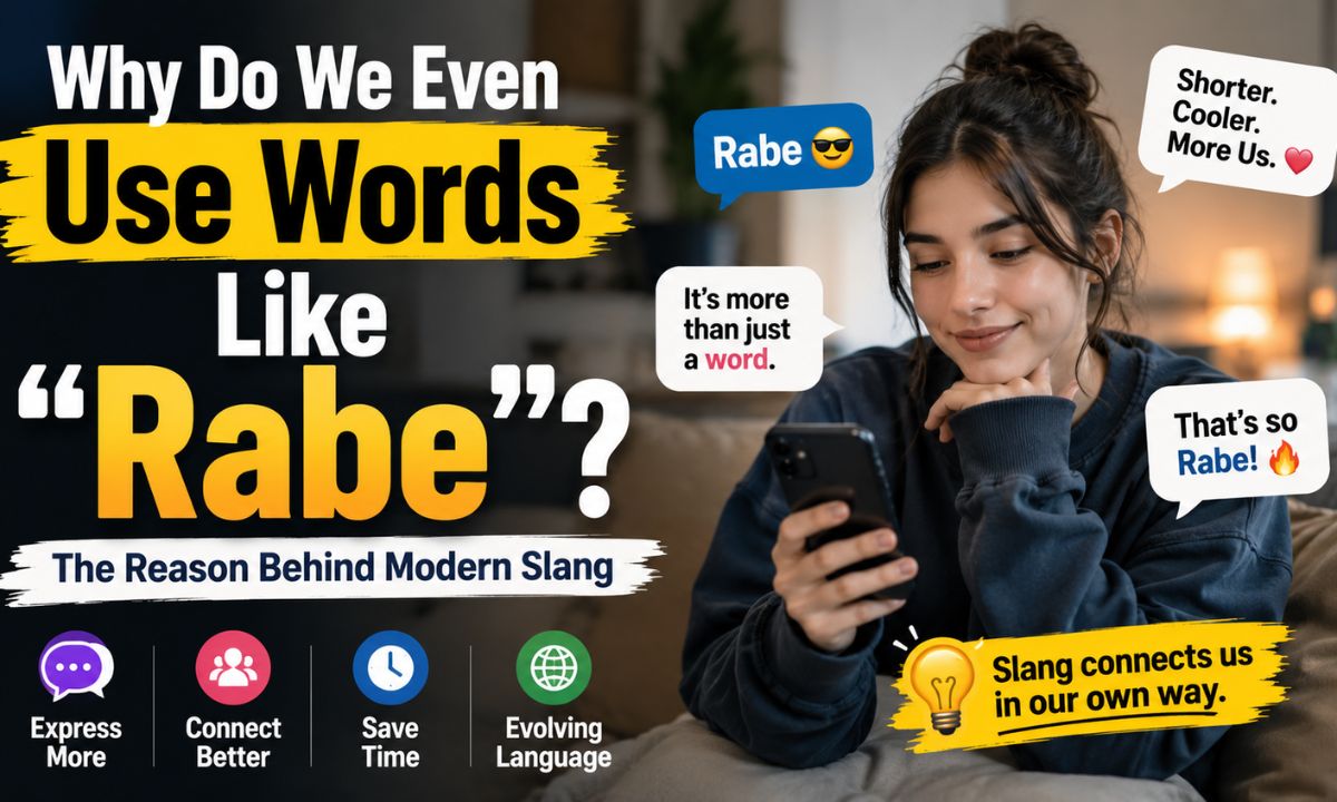 Why Do We Even Use Words Like Rabe