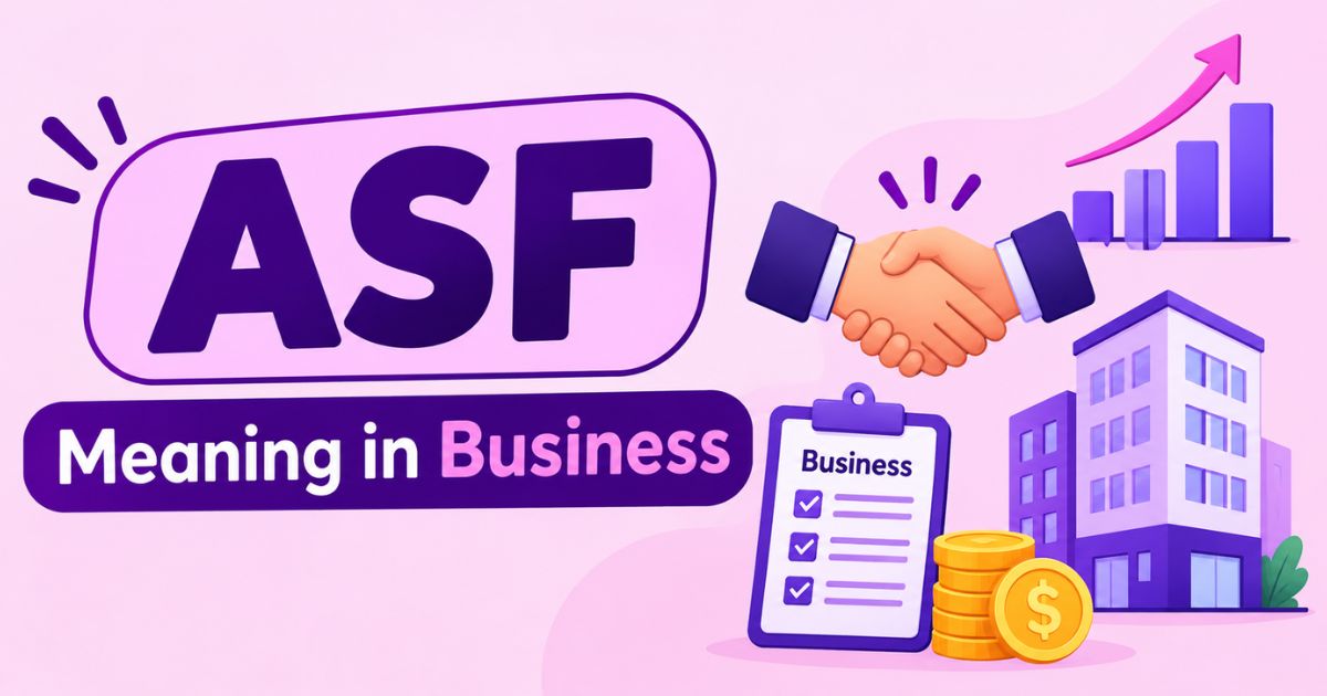 ASF meaning in business