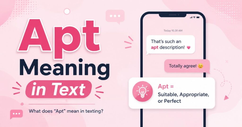 Apt Meaning in Text