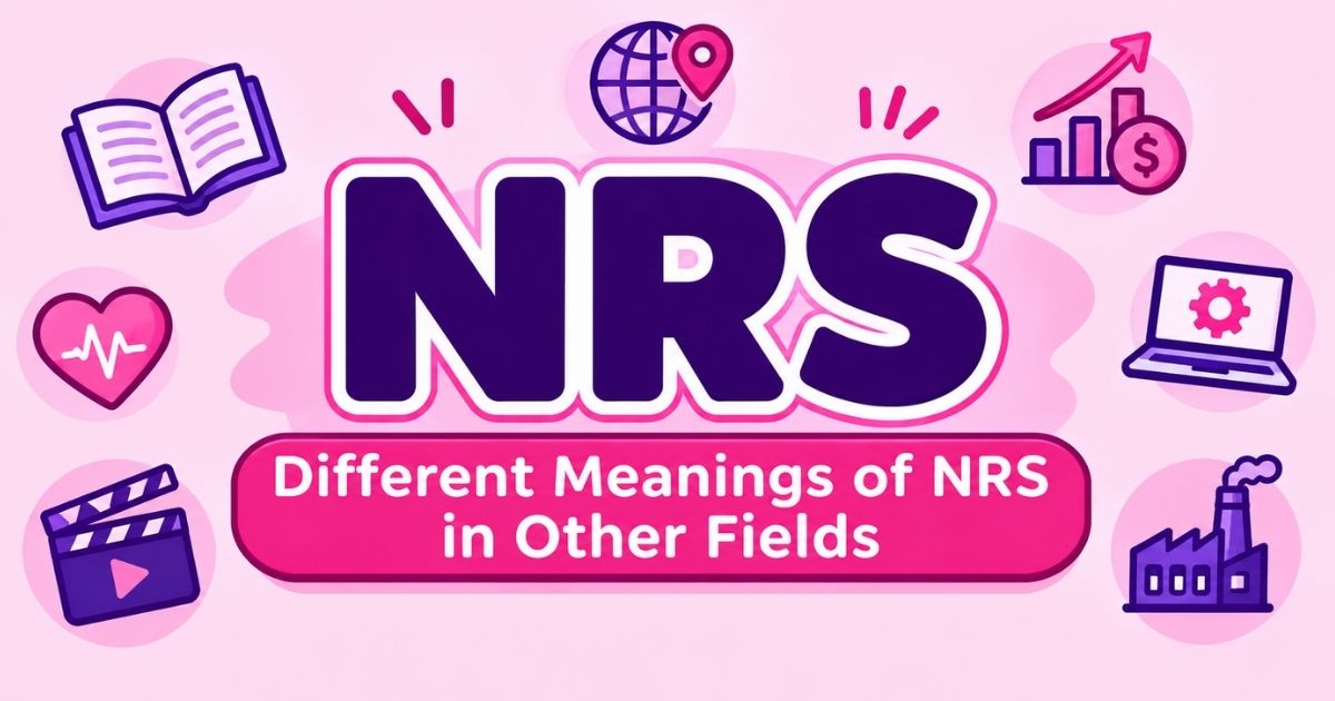 Different Meanings of NRS in Other Fields