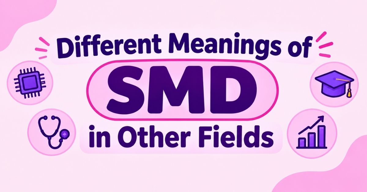 Different Meanings of SMD in Other Fields