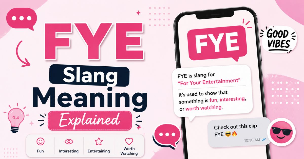 FYE Slang Meaning Explained