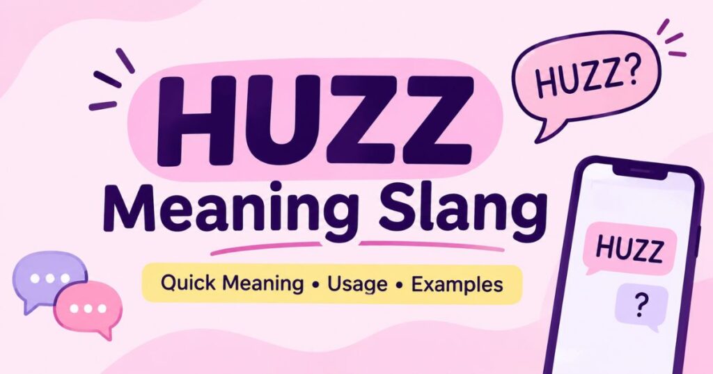 HUZZ Meaning Slang