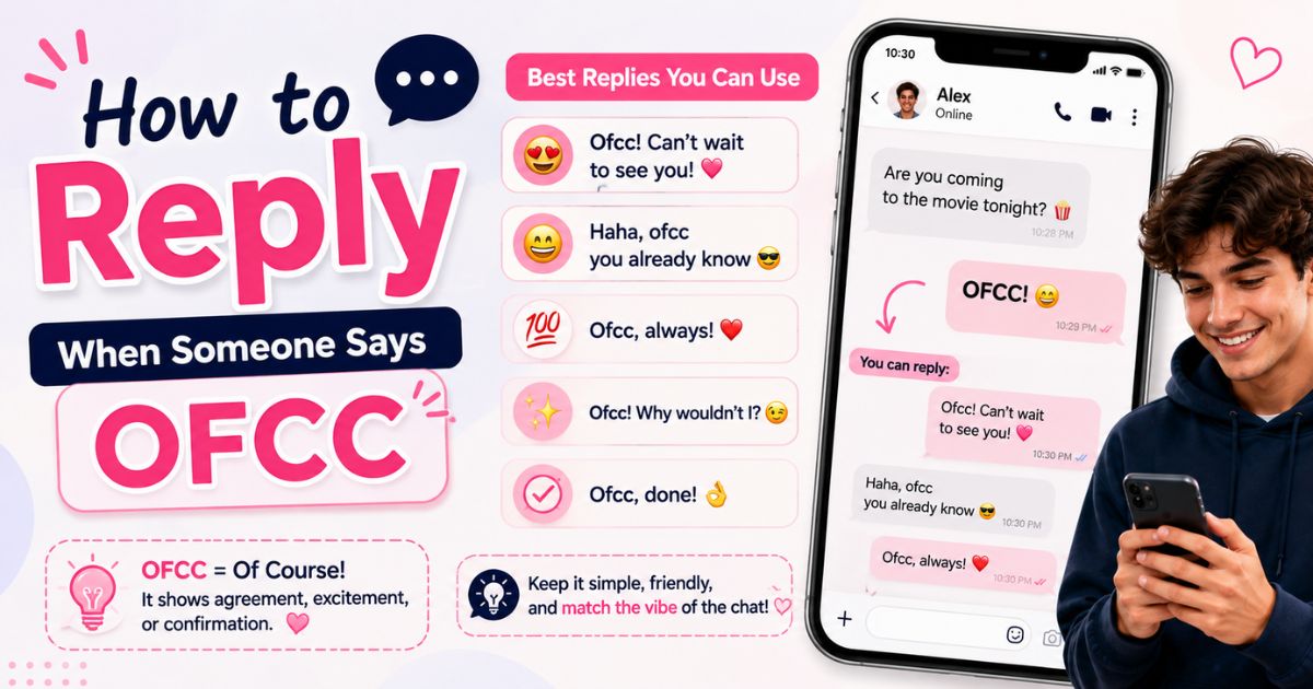 How to Reply When Someone Says OFCC