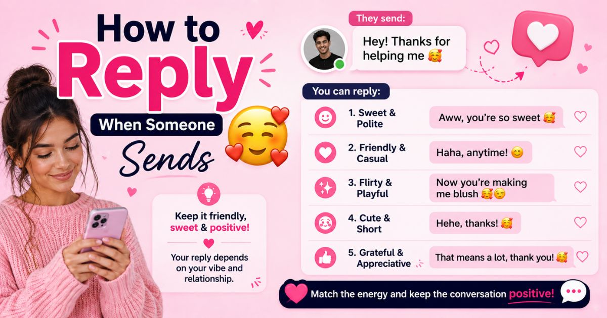 How to Reply When Someone Sends 🥰