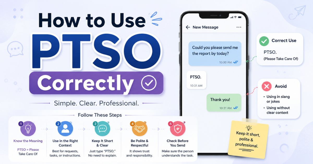 How to Use PTSO Correctly