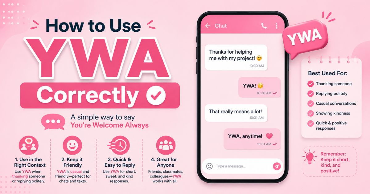 How to Use YWA Correctly