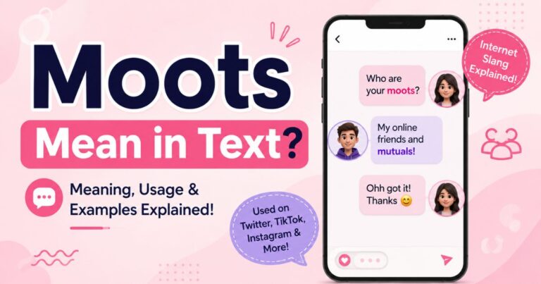 Moots Mean in Text