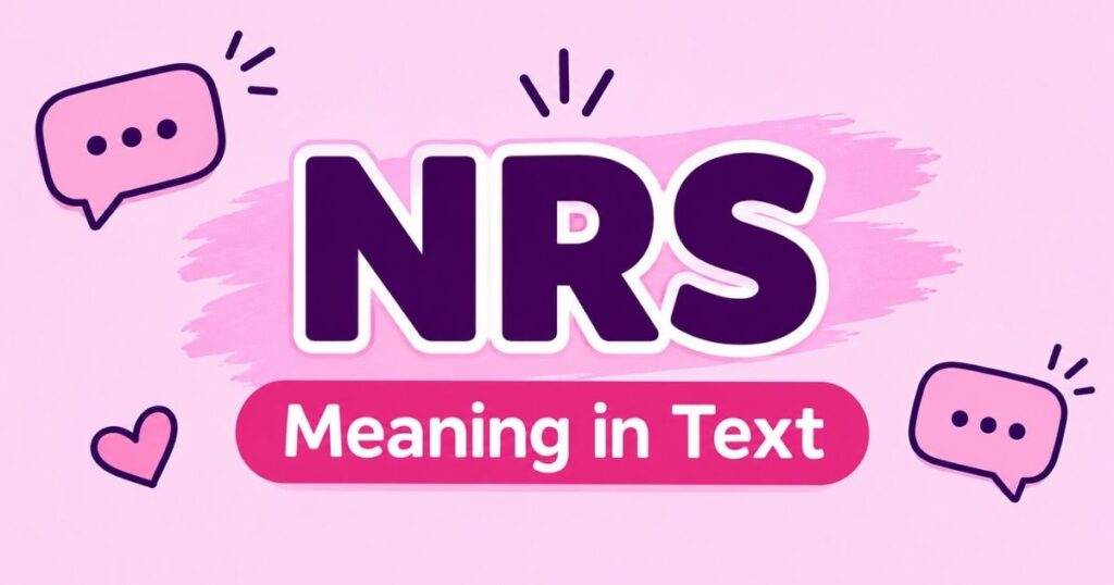 NRS Meaning in Text