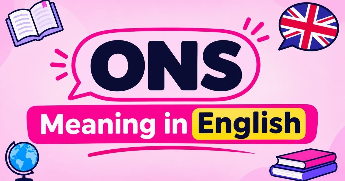 ONS Meaning in English