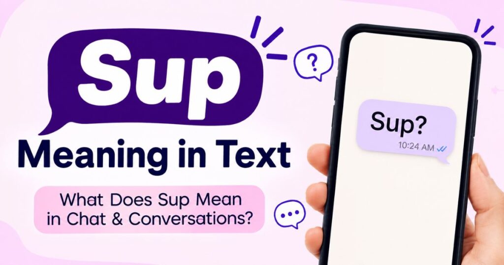 Sup Meaning in Text
