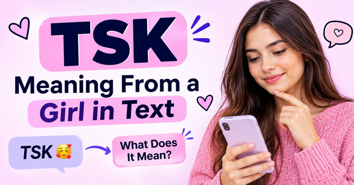 TSK Meaning From a Girl in Text