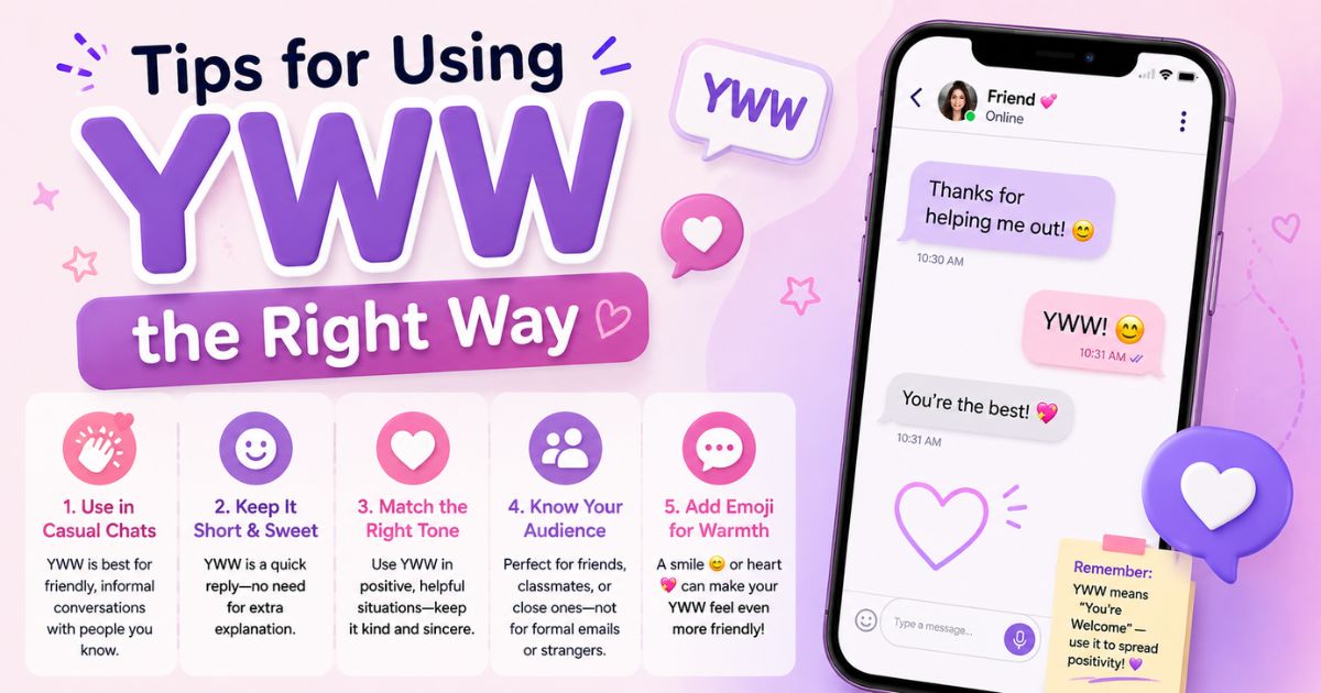 Tips for Using YWW the Right Way