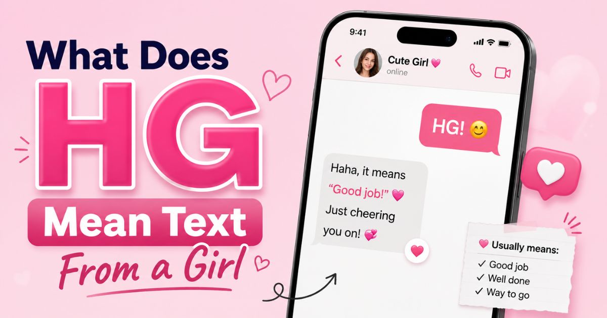 What Does HG Mean Text From a Girl