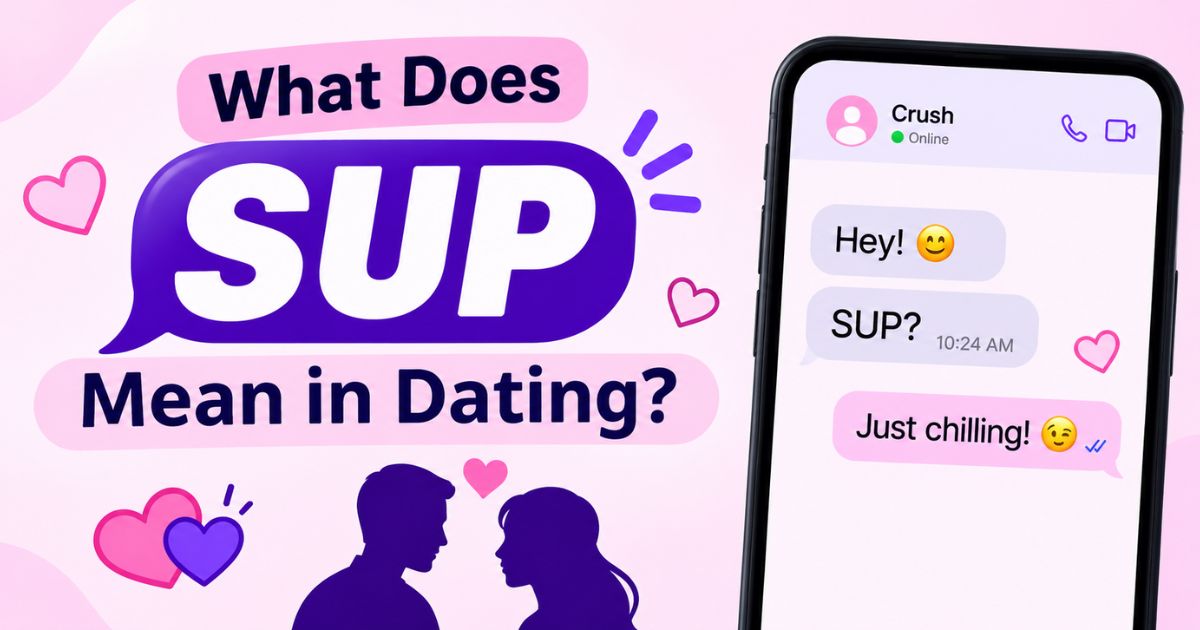 What Does SUP Mean in Dating