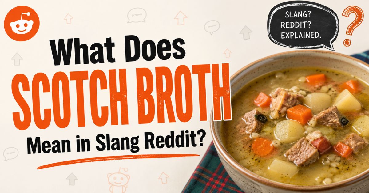 What does scotch broth mean in slang reddit