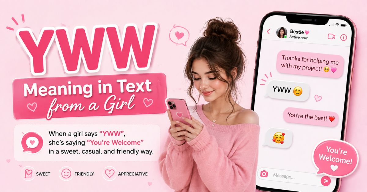 YWW Meaning in Text from a Girl