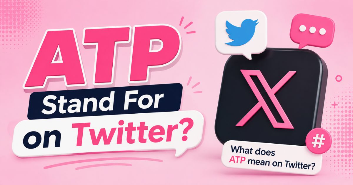 ATP Stand For on Twitter