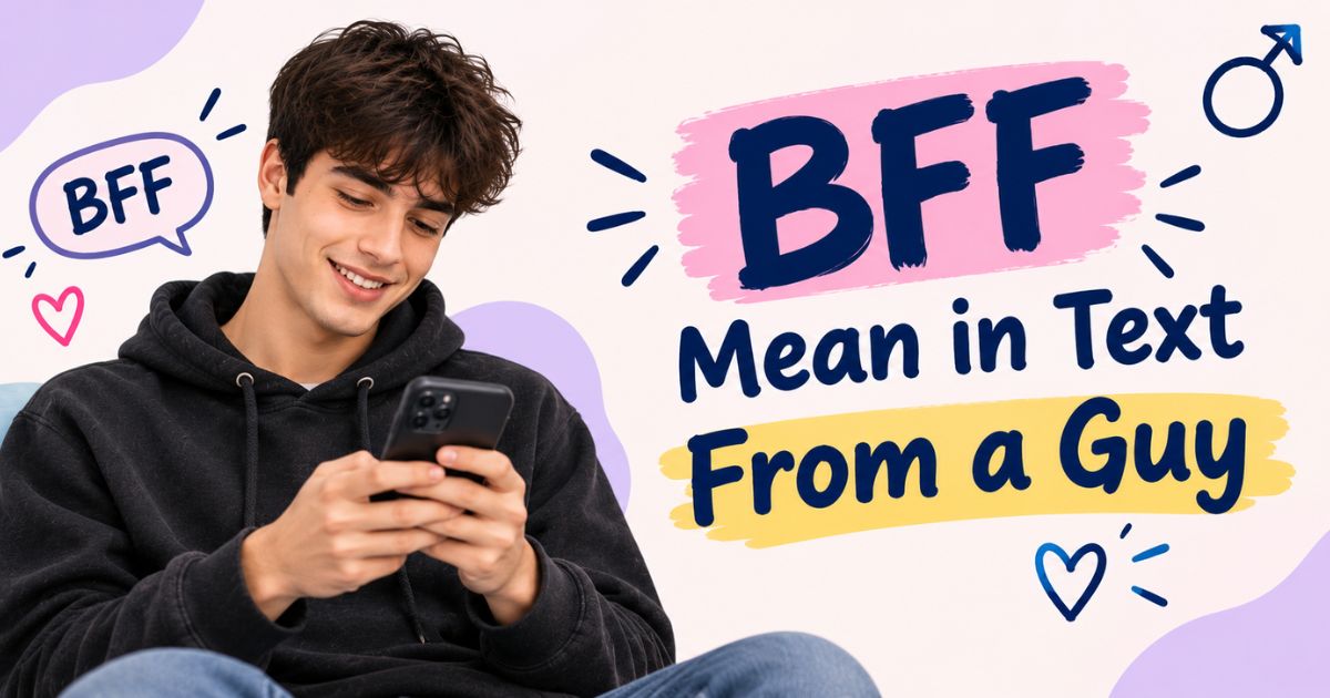BFF Mean in Text From a Guy