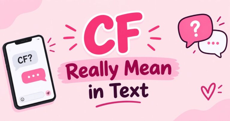 CF Really Mean in Text