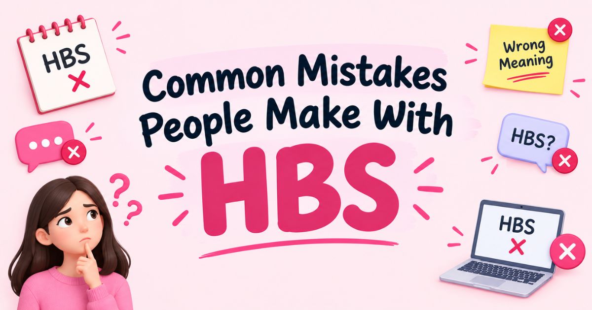 Common Mistakes People Make With HBS