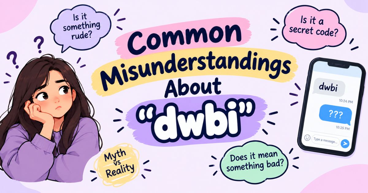 Common Misunderstandings About dwbi