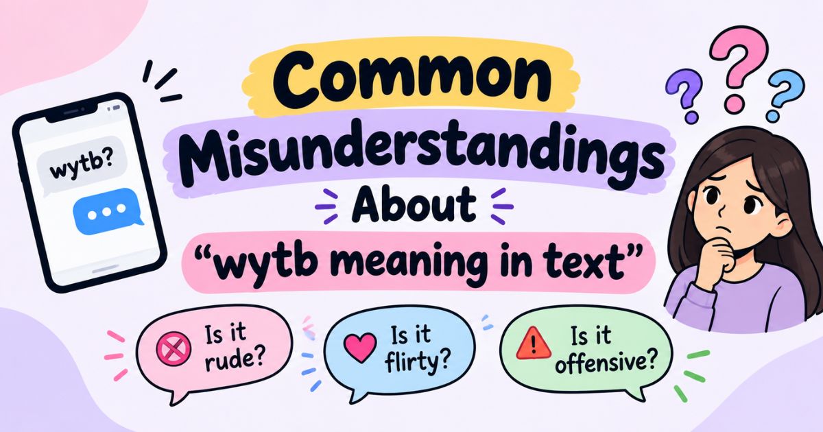 Common Misunderstandings About wytb meaning in text