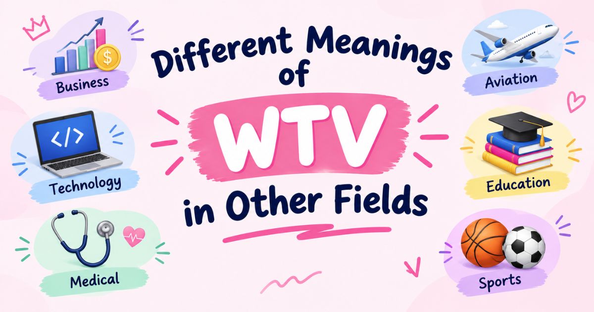 Different Meanings of WTV in Other Fields