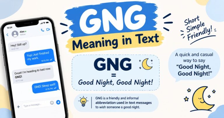 GNG Meaning in Text