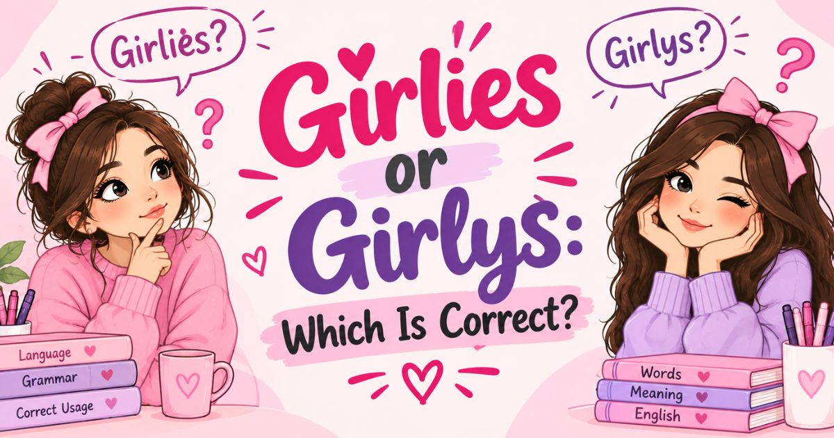 Girlies or Girlys Which Is Correct