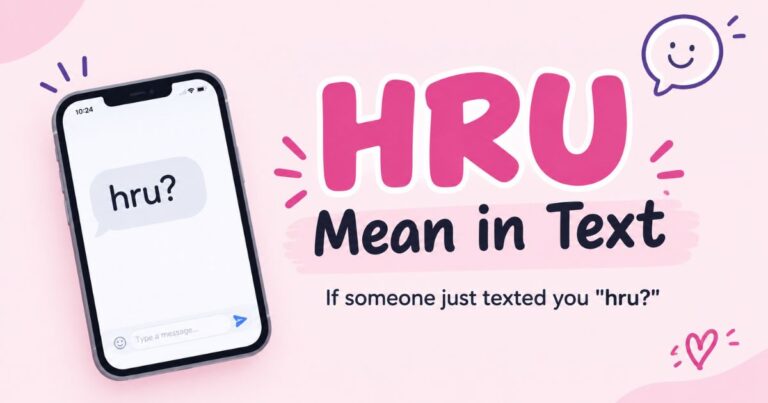 HRU Mean in Text