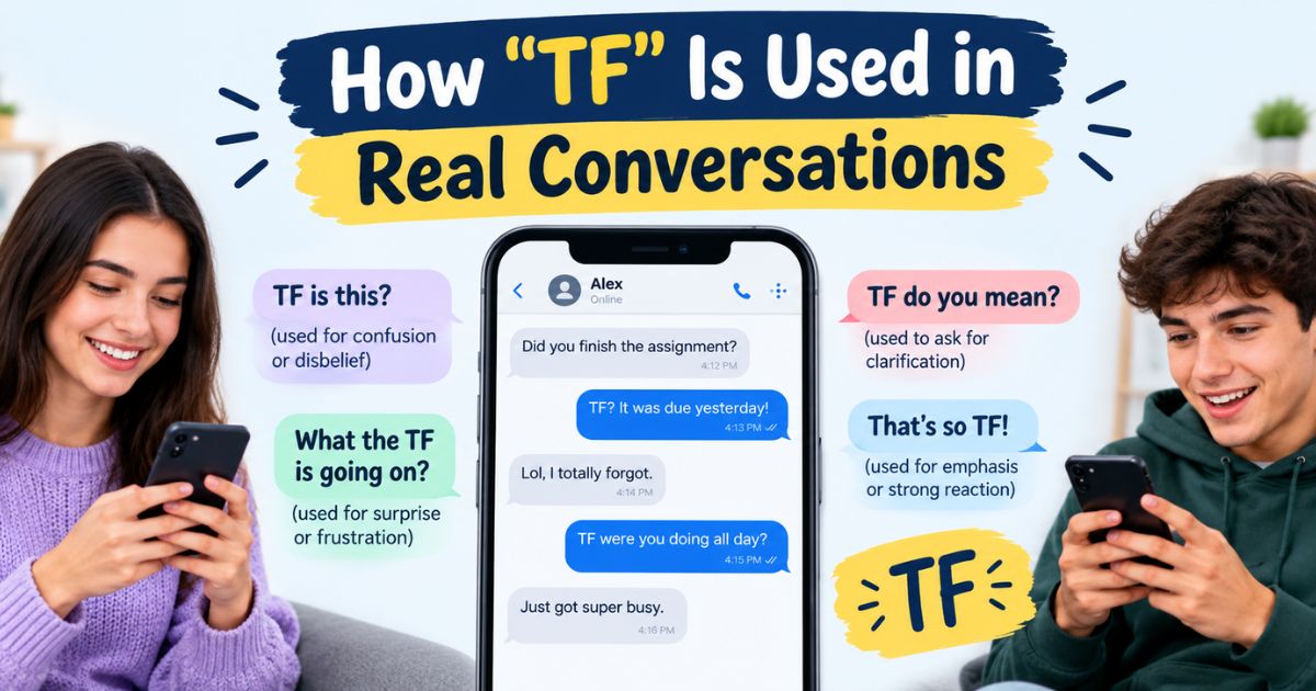 How TF Is Used in Real Conversations