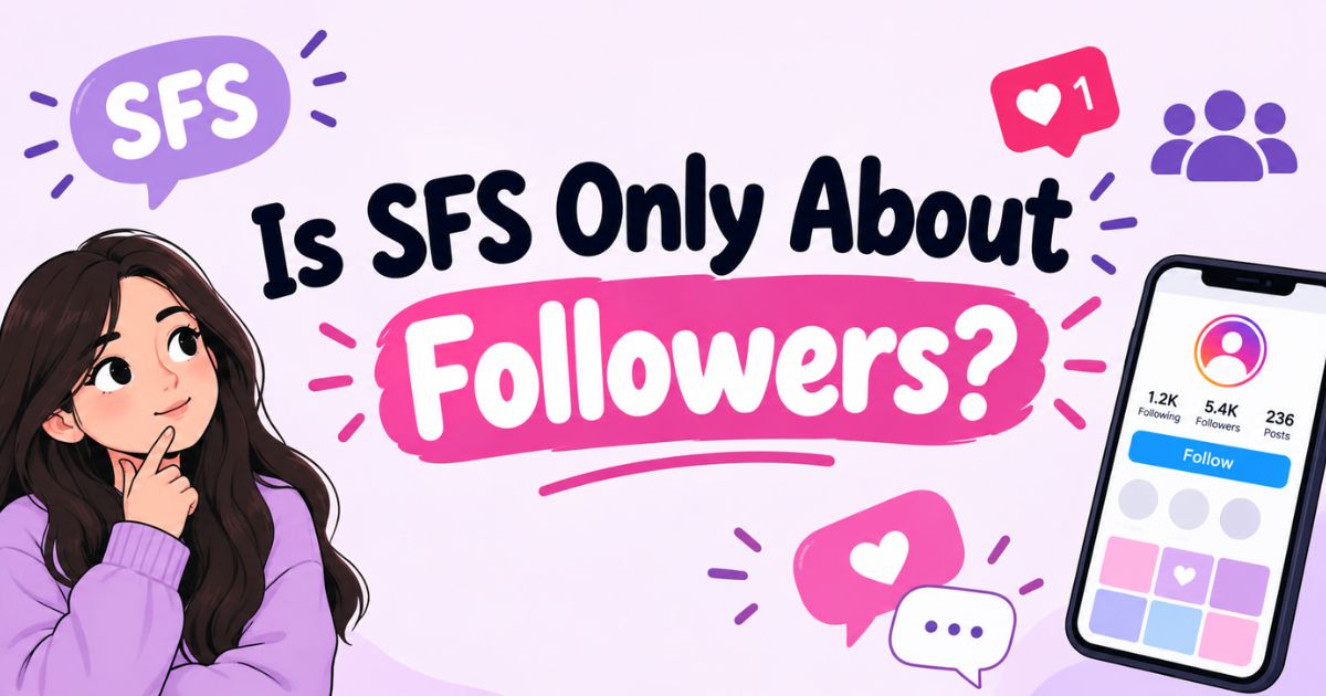 Is SFS Only About Followers