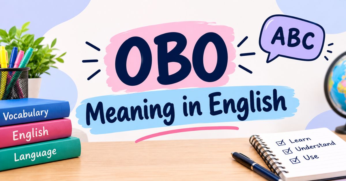 OBO Meaning in English