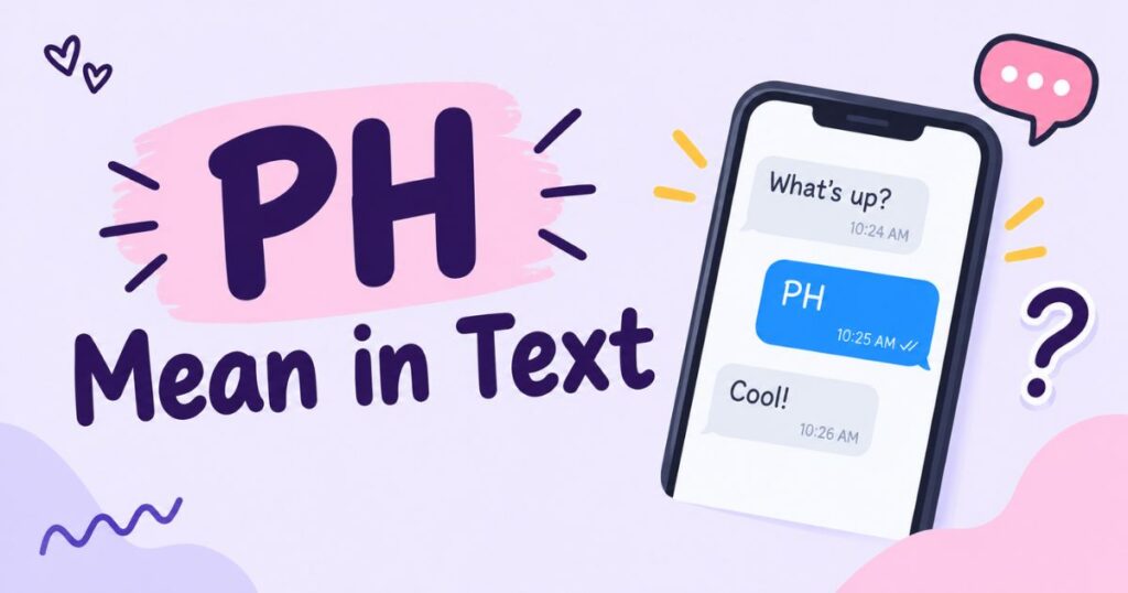 PH Mean in Text