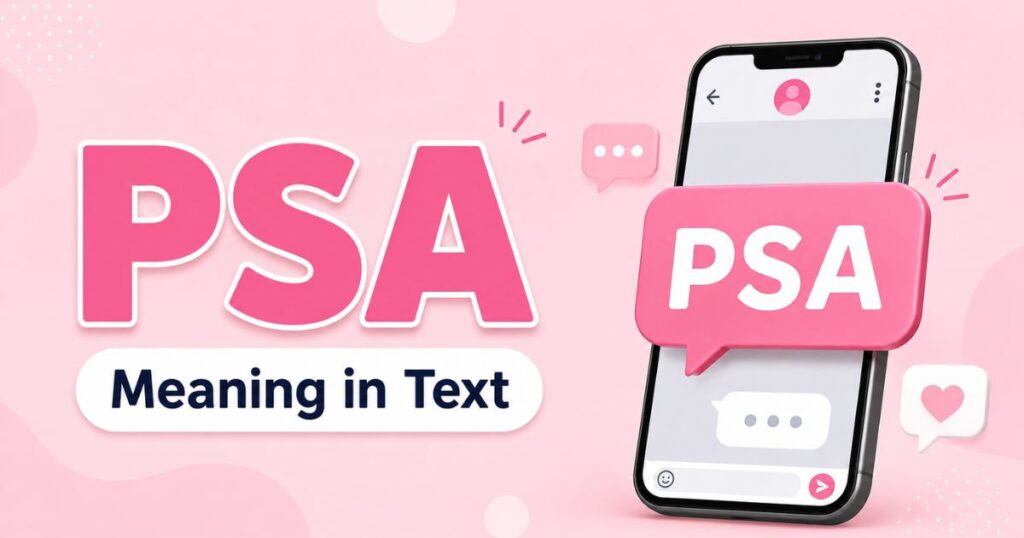 PSA Meaning in Text