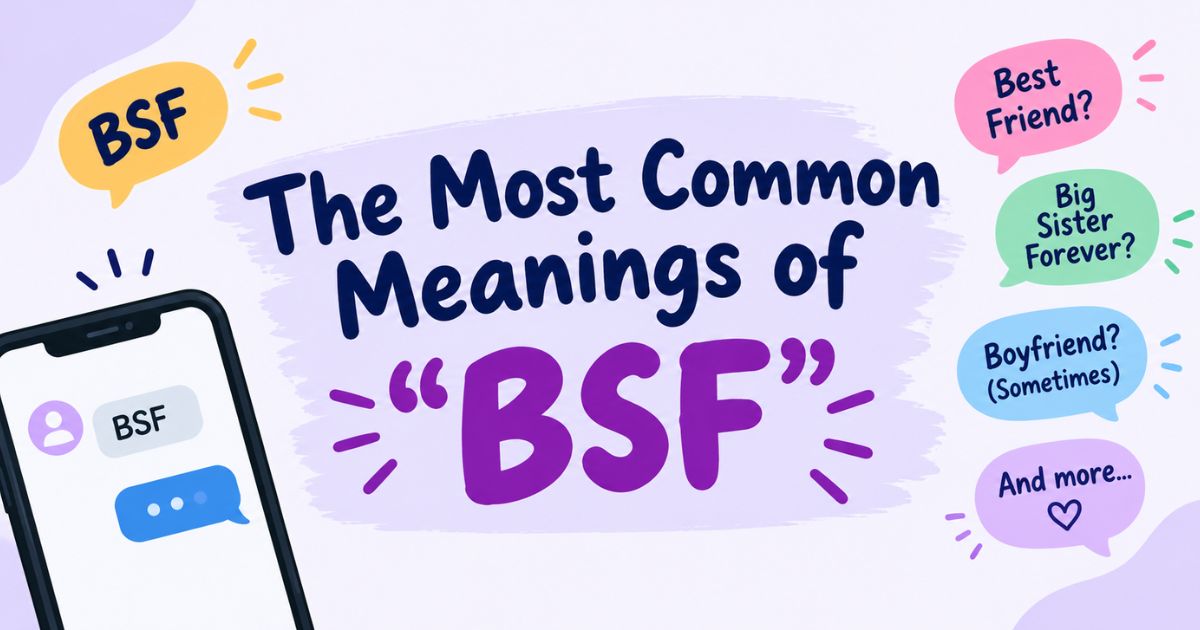 The Most Common Meanings of BSF