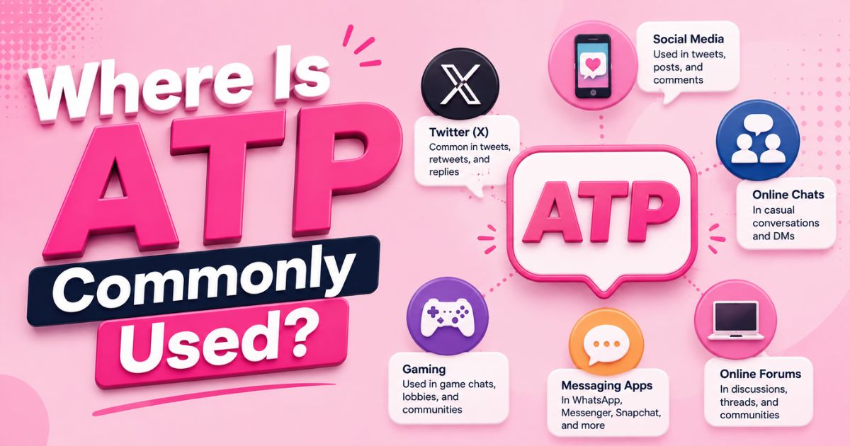 Where Is ATP Commonly Used