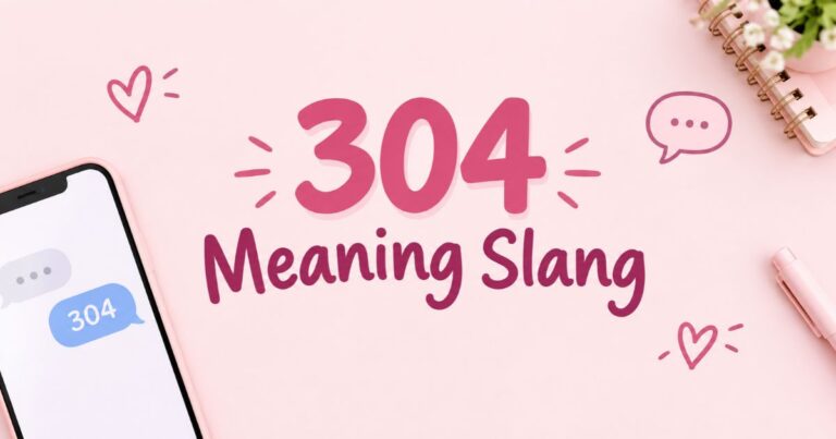304 Meaning Slang