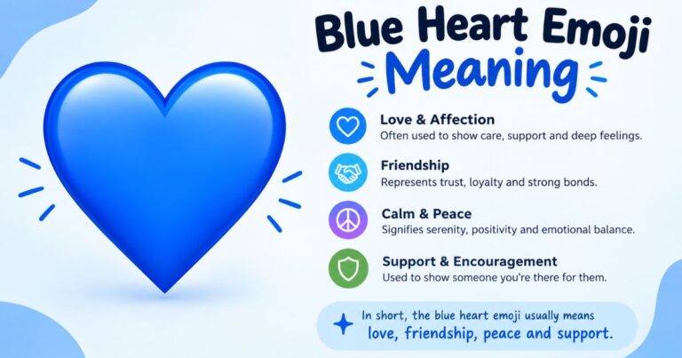 Blue Heart Emoji Meaning