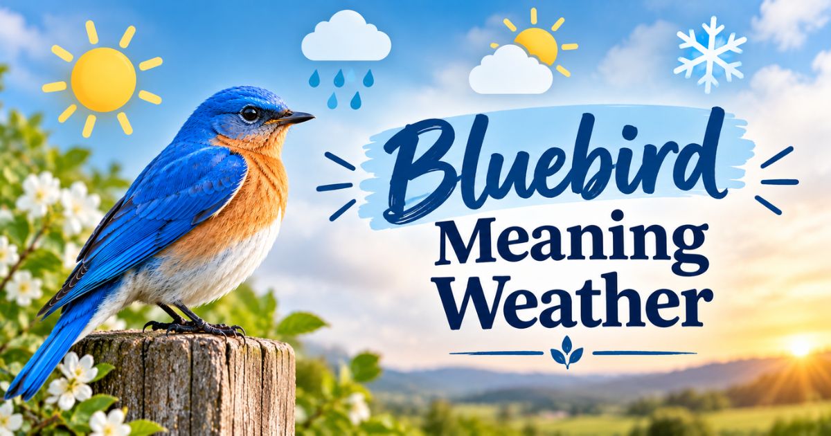 Bluebird Meaning Weather