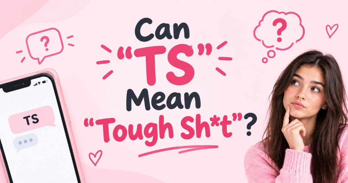 Can _TS_ Mean _Tough Sh_t__