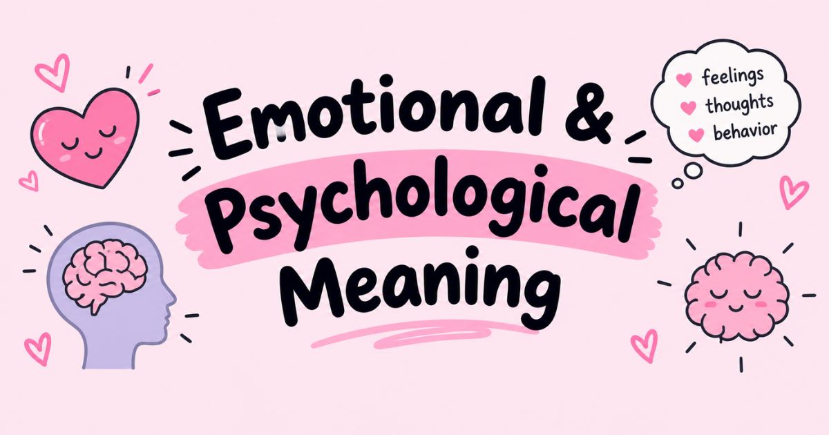 Emotional & Psychological Meaning