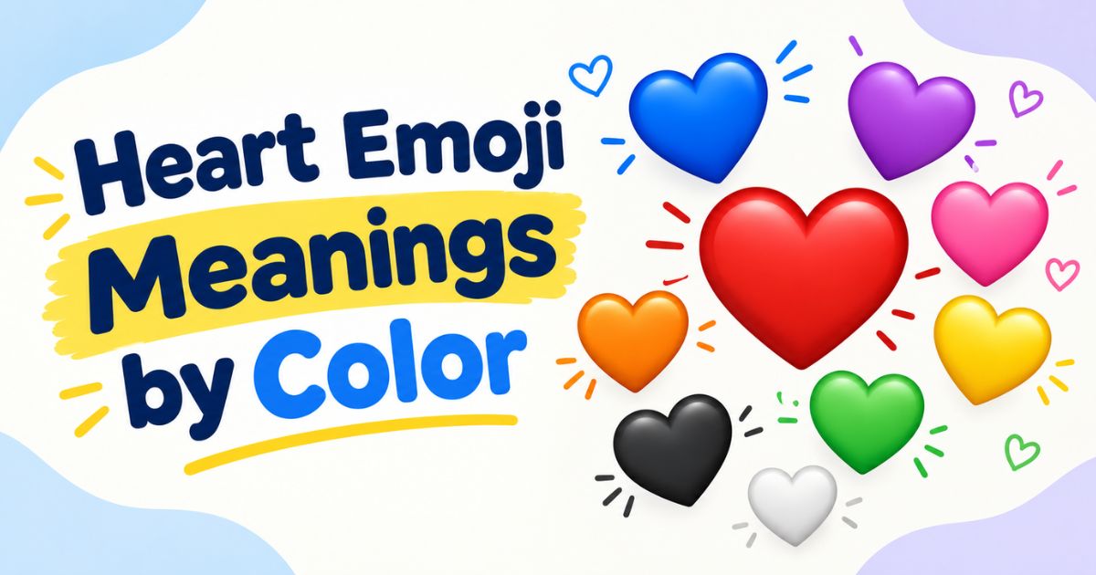 Heart Emoji Meanings by Color