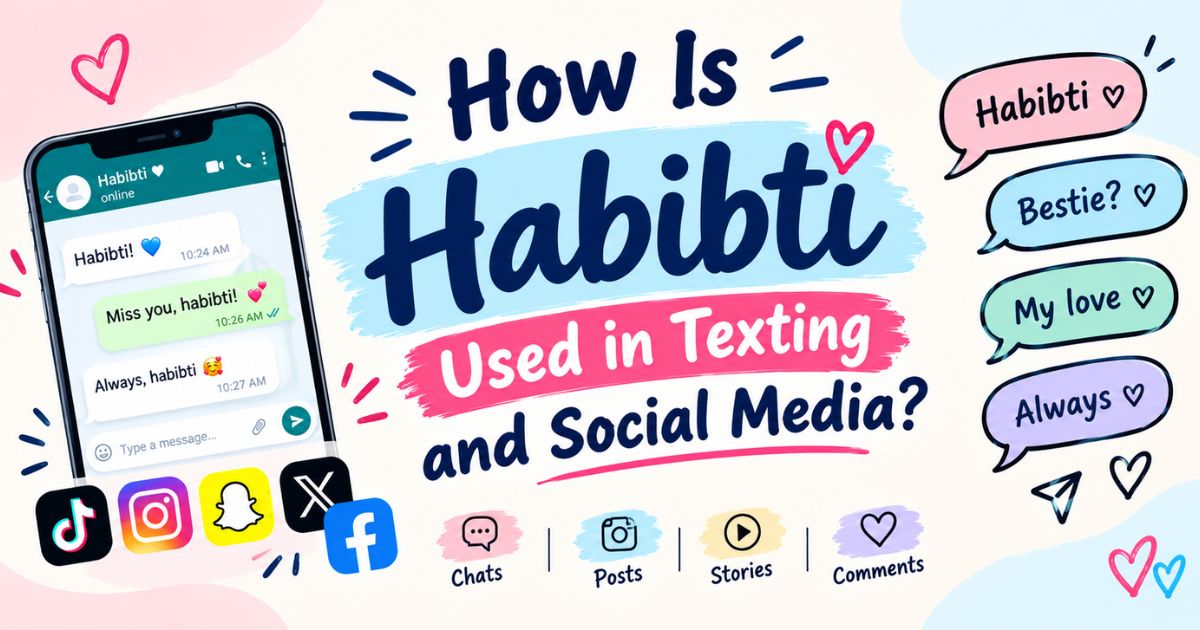 How Is Habibti Used in Texting and Social Media