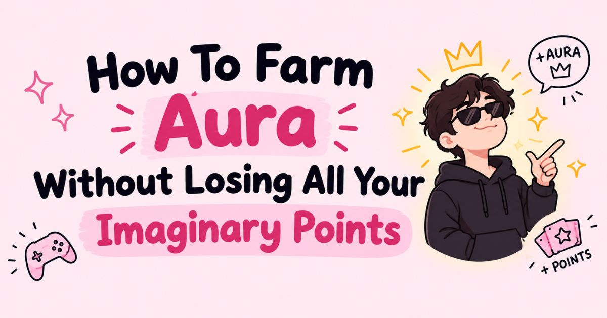 How To Farm Aura Without Losing All Your Imaginary Points