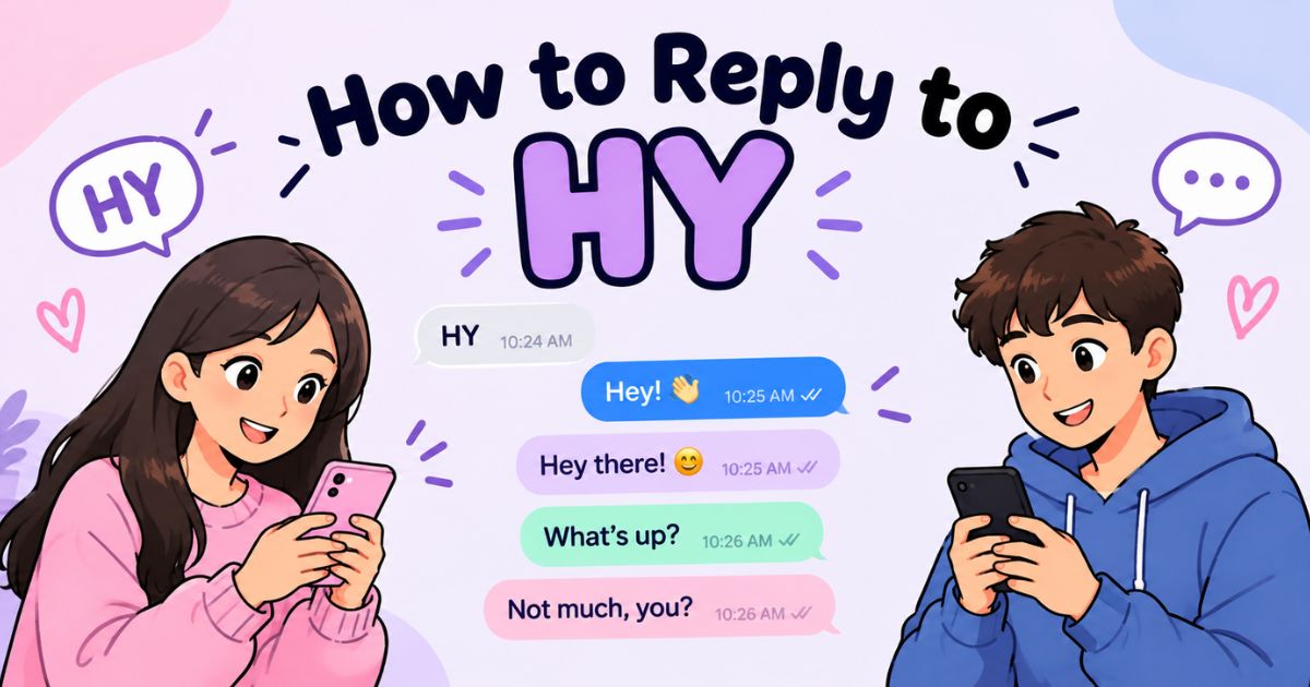 How to Reply to HY