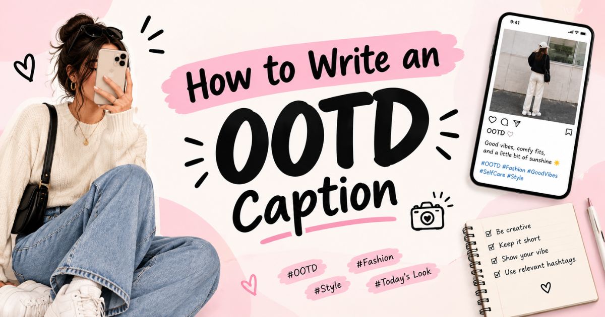 How to Write an OOTD Caption